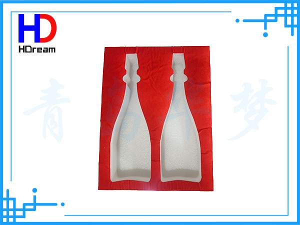 济南珍珠棉植绒酒托